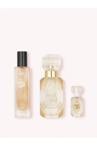 Victoria's Secret Angel Gold 3 Parça Mini Kadın Parfüm Seti EDP