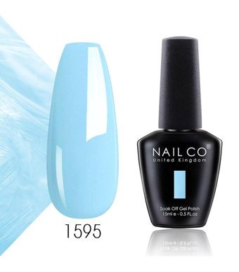 NailCo United Kingdom 1595 Mavi Parlak Kalıcı Oje