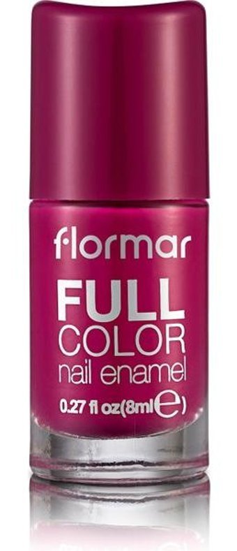 Flormar Full Nail Enamel Mor Parlak Oje