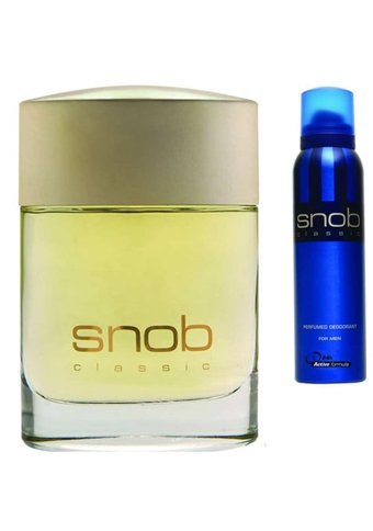 Snob Classic İkili Erkek Parfüm Deodorant Seti EDT 100 ml + Deodorant 150 ml