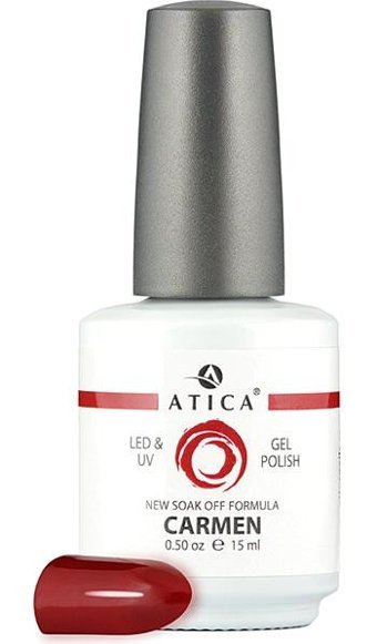 Atica 123 Bordo Parlak Kalıcı Oje