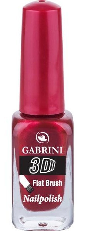 Gabrini 3D 79 Kırmızı Işıltılı Simli Oje