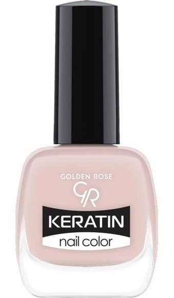 Golden Rose Keratin Nail Color 10 Pembe Parlak Oje