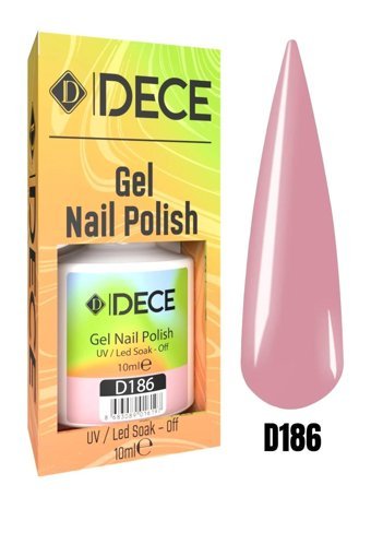 Dece D186 Pembe Parlak Kalıcı Oje
