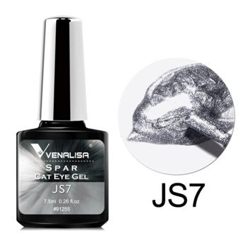 Venalisa Cat Eye JS7 Gri Işıltılı Kalıcı Simli Oje