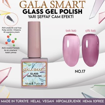 Gala Smart Glass 17 Şeffaf Parlak Kalıcı Oje