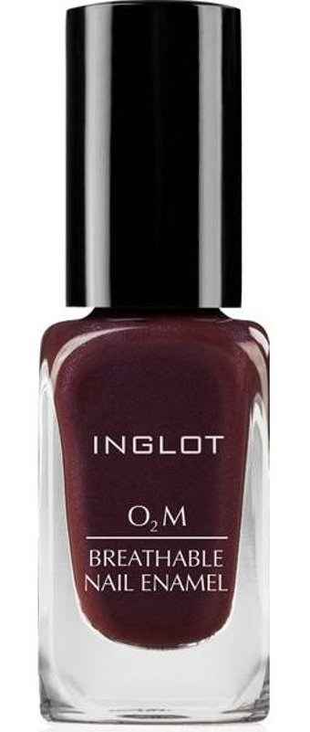 Inglot O2M Breathable Nail Enamel 635 Mor Sedefli Simli Oje