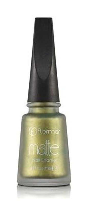 Flormar Matte Nail Enamel M26 Yeşil Mat Simli Oje