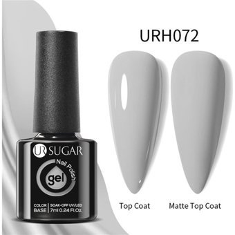 Ursugar Color Base URH072 Gri Mat Kalıcı Oje