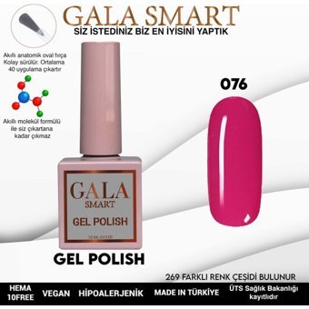 Gala Smart Klasik Seri 76 Pembe Parlak Kalıcı Oje