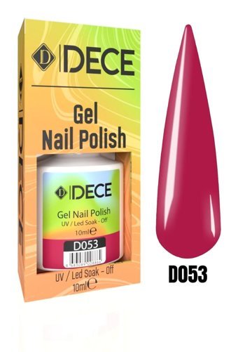 Dece D053 Bordo Parlak Kalıcı Oje