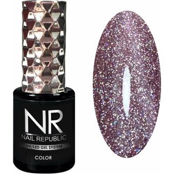 Nail Republic 416 Mor Işıltılı Kalıcı Simli Oje