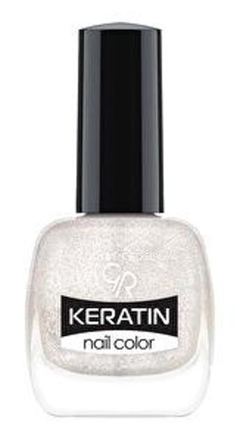 Golden Rose Keratin Nail Color 93 Gümüş Işıltılı Simli Oje