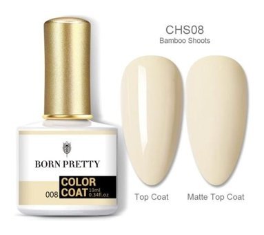 Born Pretty CHS08 Beyaz Parlak Kalıcı Oje