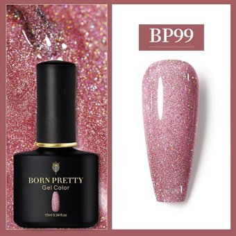 Born Pretty Pro BP99 Mor Işıltılı Kalıcı Simli Oje