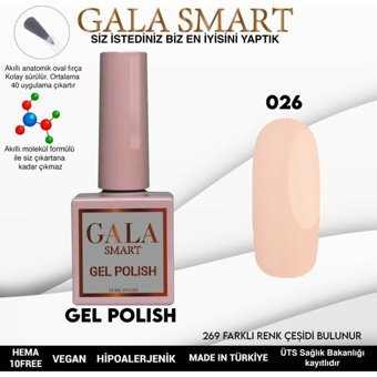 Gala Smart Klasik Seri 26 Pembe Parlak Kalıcı Oje