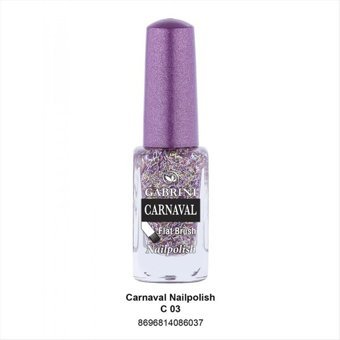 Gabrini Carnaval C3 Mor Işıltılı Simli Oje