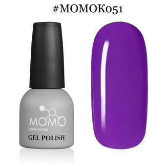 Momo K051 Mor Parlak Kalıcı Oje