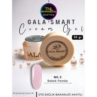 Gala Smart Professional Cream 3 Krem - Pembe Parlak Kalıcı Jel Oje