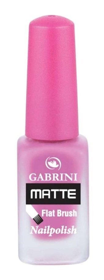 Gabrini Flat Brush M22 Pembe Mat Oje