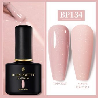 Born Pretty Pro BP134 Lila Işıltılı Kalıcı Oje