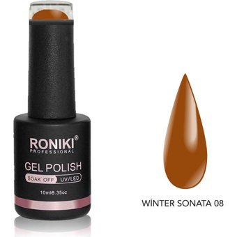 Roniki Winter Sonata 08 Kahverengi Parlak Kalıcı Oje