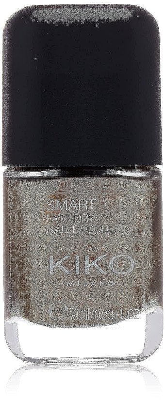 Kiko Milano Smart Fast Dry 89 Gri Işıltılı Simli Oje