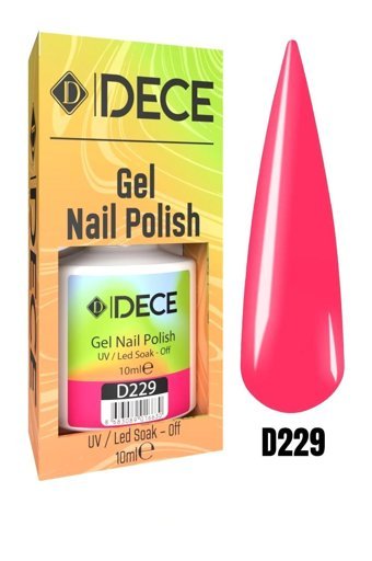 Dece D229 Pembe Neon Kalıcı Oje
