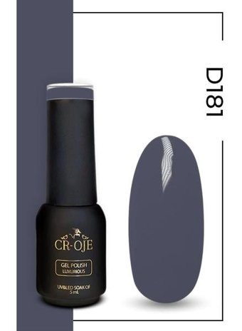Cr-Oje D181 Grimsi Mavi Parlak Kalıcı Oje