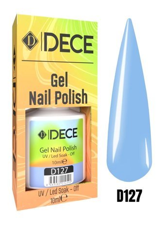Dece D127 Mavi Parlak Kalıcı Oje