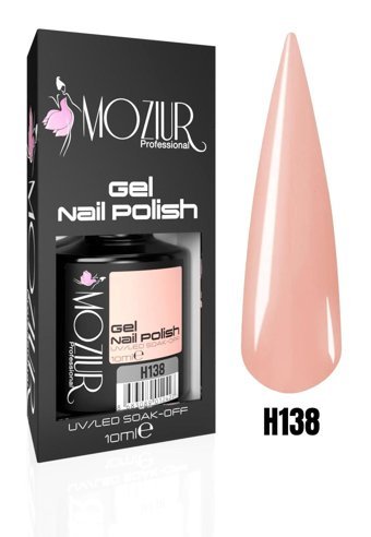 Moziur H138 Pembe Parlak Kalıcı Oje