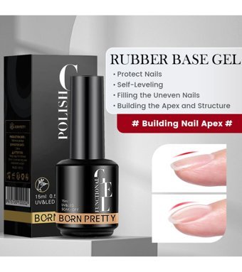 Born Pretty Functional Şeffaf Parlak Kalıcı Oje