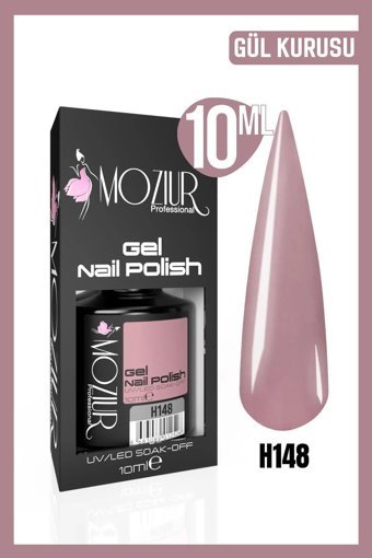 Moziur H148 Gül Kurusu Parlak Kalıcı Oje