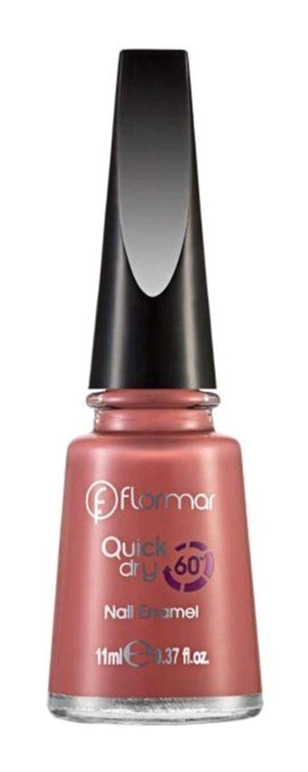 Flormar Quick Dry Nail Enamel QD07 Pembe Sedefli Oje
