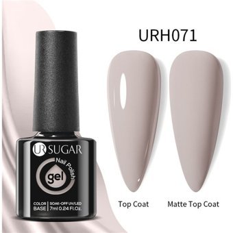 Ursugar Color Base URH071 Gri Mat Kalıcı Oje