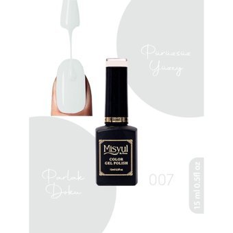 Misyul Nail Art 007 Gri Parlak Kalıcı Oje