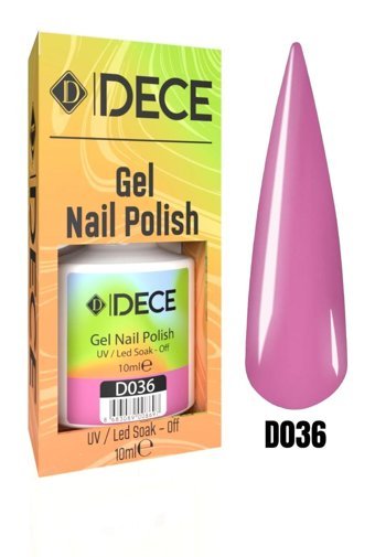 Dece D036 Pembe Parlak Kalıcı Oje
