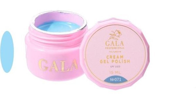 Gala Smart Professional Cream 71 Mavi Parlak Kalıcı Jel Oje