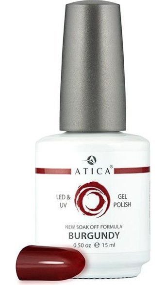 Atica 29 Bordo Parlak Kalıcı Simli Oje