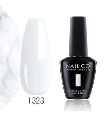 NailCo United Kingdom 1323 Beyaz Parlak Kalıcı Oje