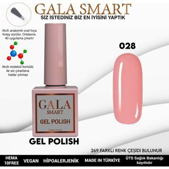 Gala Smart Klasik Seri 28 Pembe Parlak Kalıcı Oje