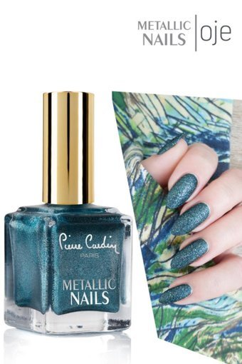 Pierre Cardin Metallic Nails 121 Mavi Metalik Simli Oje