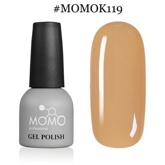 Momo K119 Krem Parlak Kalıcı Oje