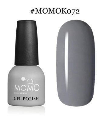 Momo K072 Gri Parlak Kalıcı Oje