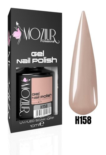 Moziur H158 Nude Parlak Kalıcı Oje