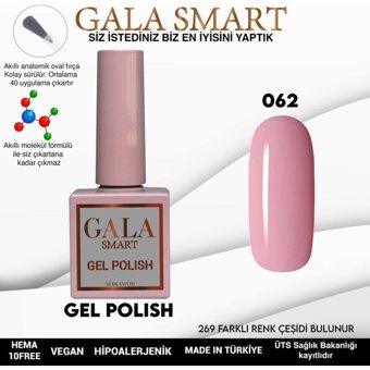 Gala Smart Klasik Seri 62 Lila Parlak Kalıcı Oje