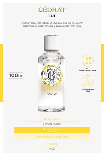 Roger&Gallet Cétrat 3 Parça Kadın Parfüm Seti EDT