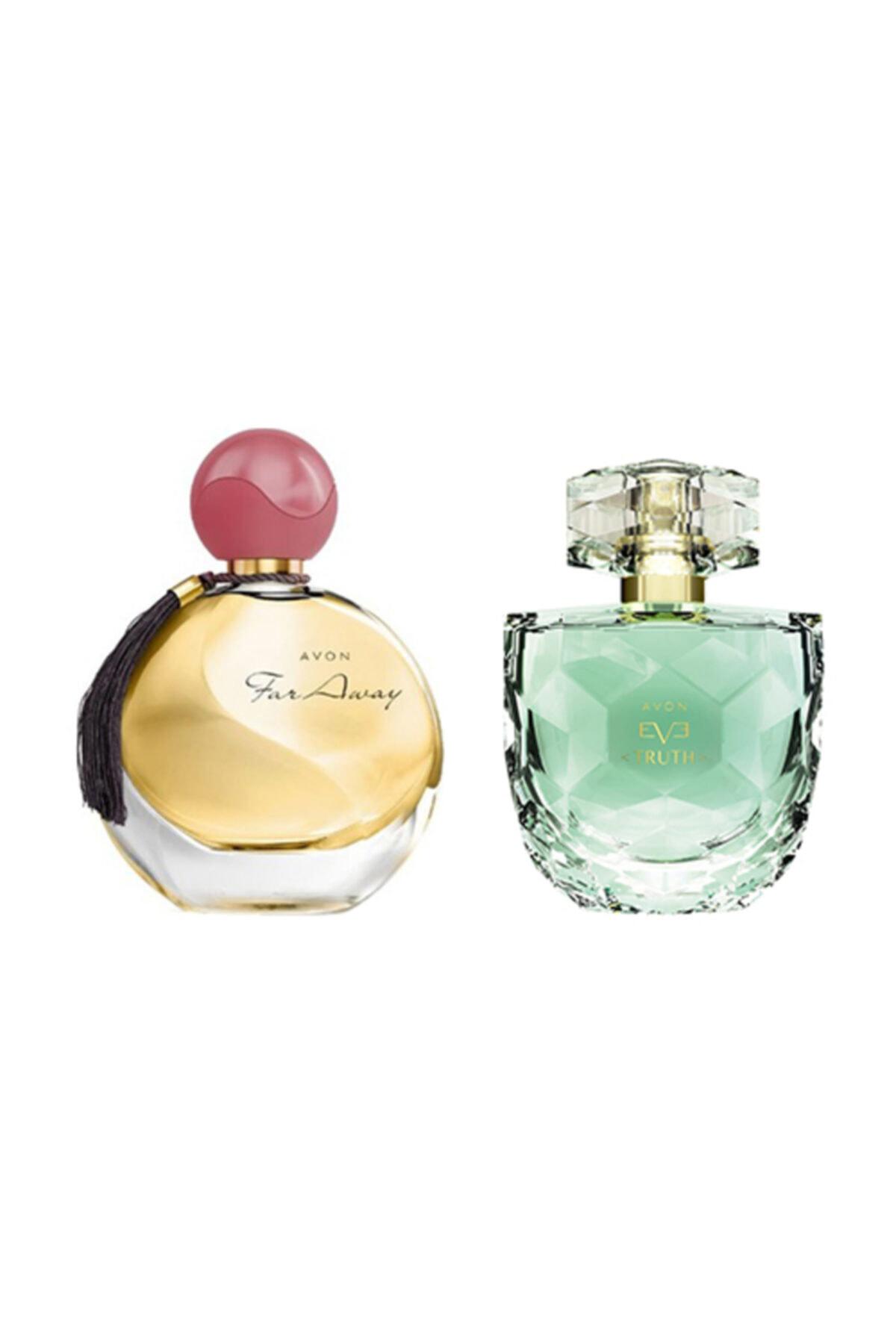 Avon Far Away İkili Kadın Parfüm Seti EDP 50 ml + Eve Truth 50 ml