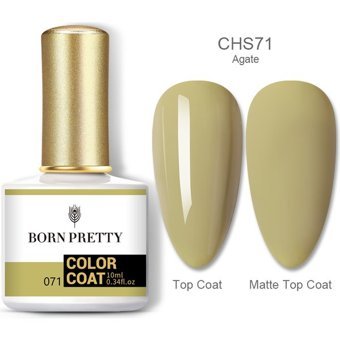 Born Pretty CHS71 Gri Parlak Kalıcı Oje