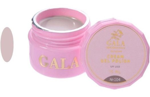 Gala Smart Professional Cream 104 Gri Parlak Kalıcı Jel Oje